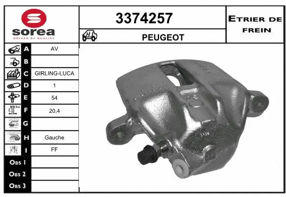 Brake Caliper (3374257)