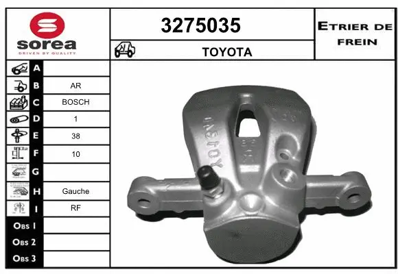 Brake Caliper (3275035)
