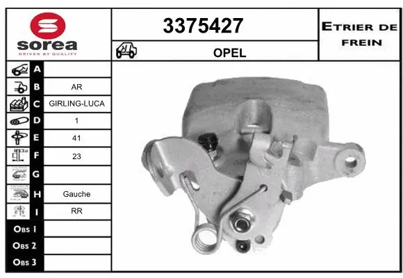 Brake Caliper (3375427)