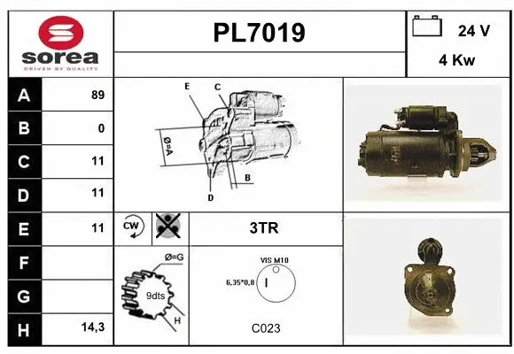 Starter (PL7019)