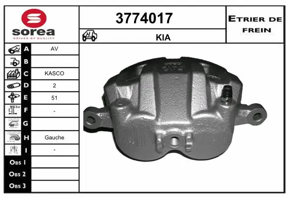 Brake Caliper (3774017)