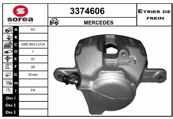 Brake Caliper (3374606)