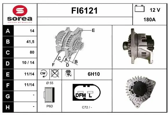 Alternator (FI6121)