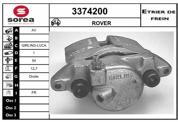 Brake Caliper (3374200)