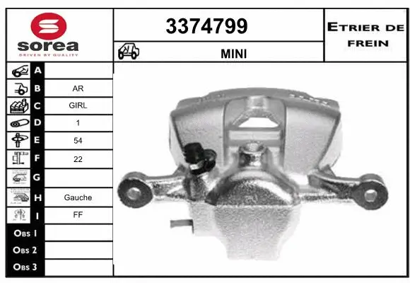 Brake Caliper (3374799)