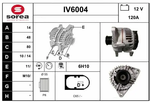 Alternator (IV6004)