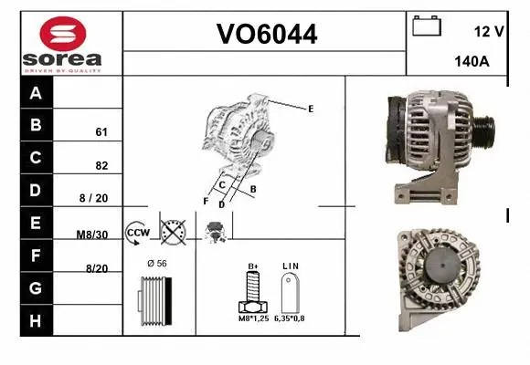 Alternator (VO6044)