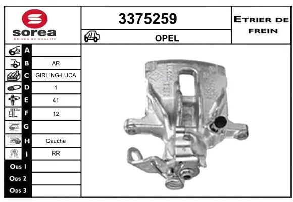 Brake Caliper (3375259)