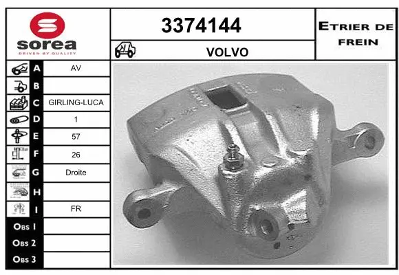 Brake Caliper (3374144)