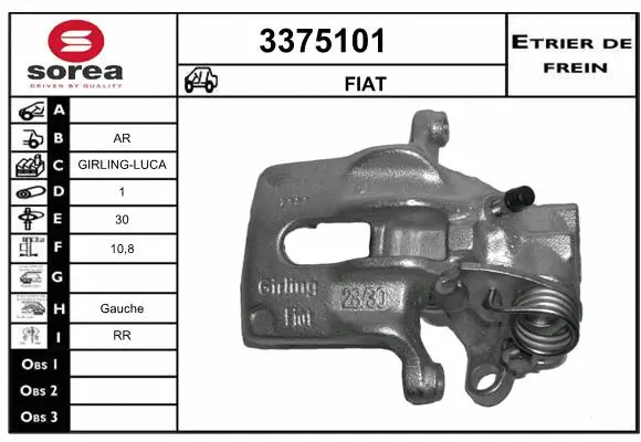 Brake Caliper (3375101)