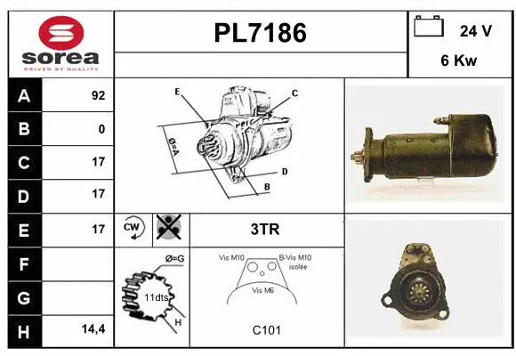 Starter (PL7186)