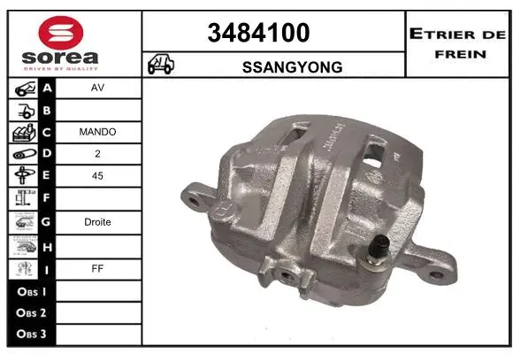 Brake Caliper (3484100)