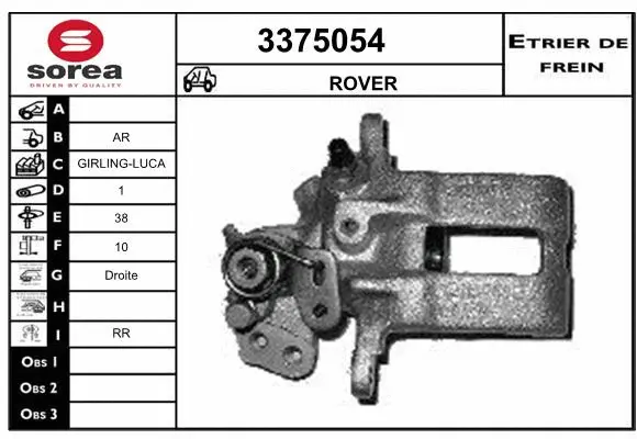 Brake Caliper (3375054)