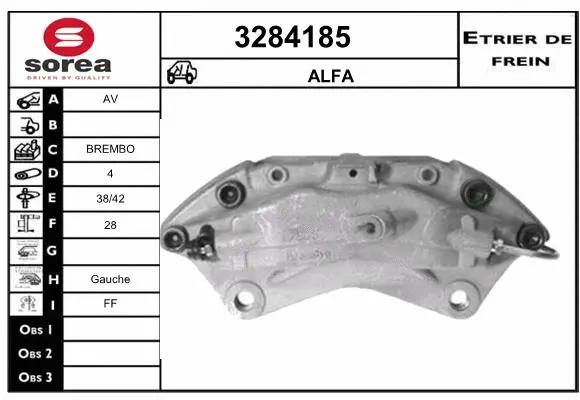 Brake Caliper (3284185)