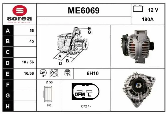 Alternator (ME6069)