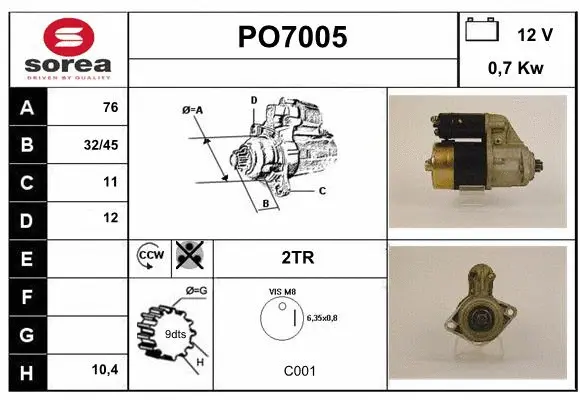 Starter (PO7005)