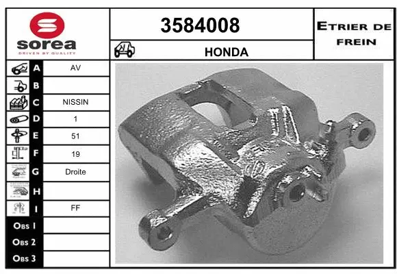 Brake Caliper (3584008)