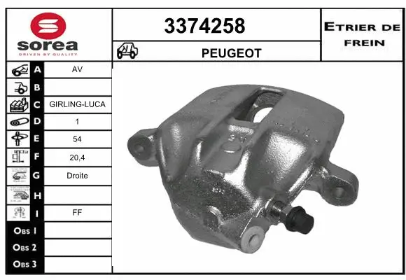 Brake Caliper (3374258)