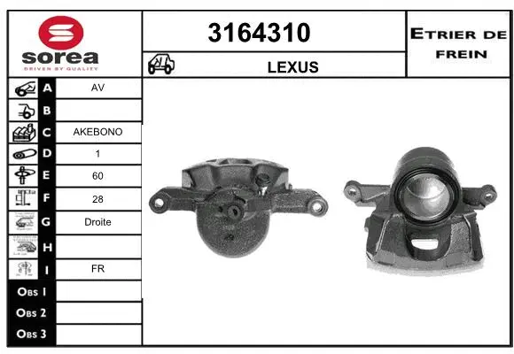 Brake Caliper (3164310)