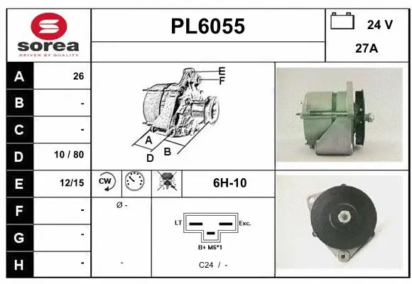 Alternator (PL6055)