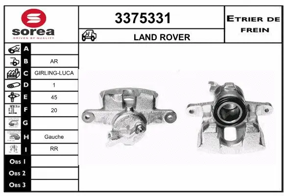 Brake Caliper (3375331)