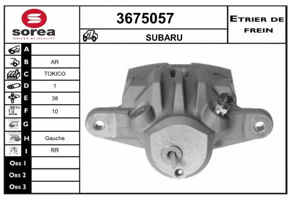 Brake Caliper (3675057)