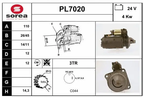Starter (PL7020)