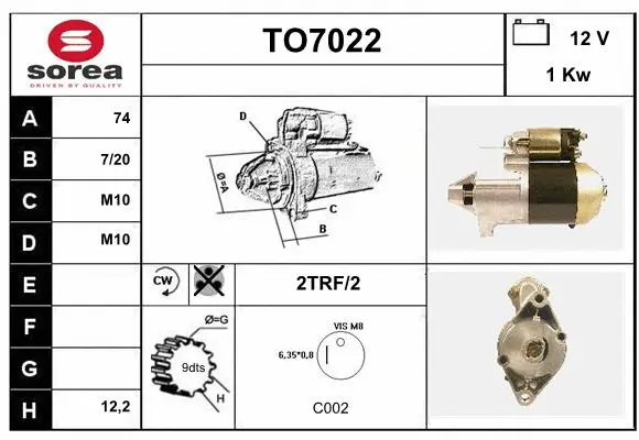 Starter (TO7022)
