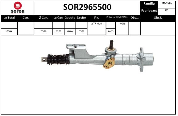 Steering Gear (SOR2965500)