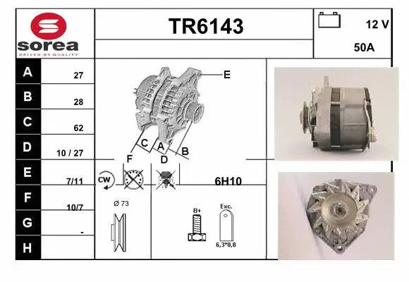 Alternator (TR6143)
