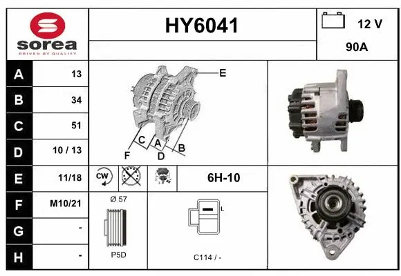 Alternator (HY6041)