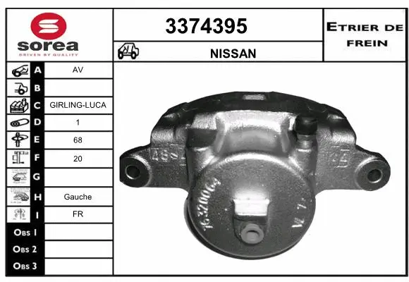 Brake Caliper (3374395)