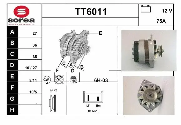Alternator (TT6011)