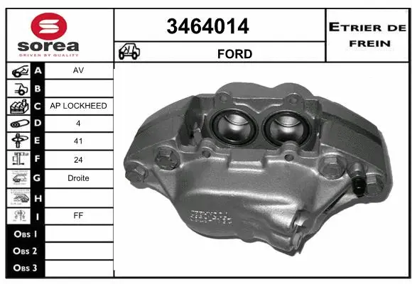 Brake Caliper (3464014)