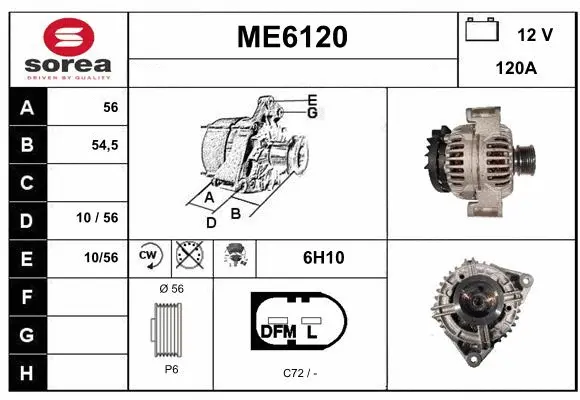 Alternator (ME6120)