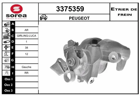 Brake Caliper (3375359)
