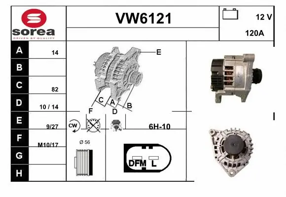 Alternator (VW6121)