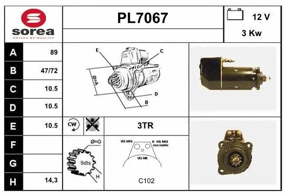 Starter (PL7067)