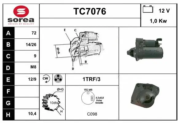 Starter (TC7076)