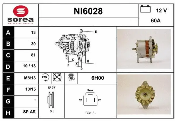 Alternator (NI6028)