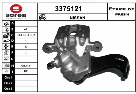 Brake Caliper (3375121)