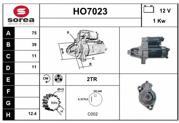 Starter (HO7023)