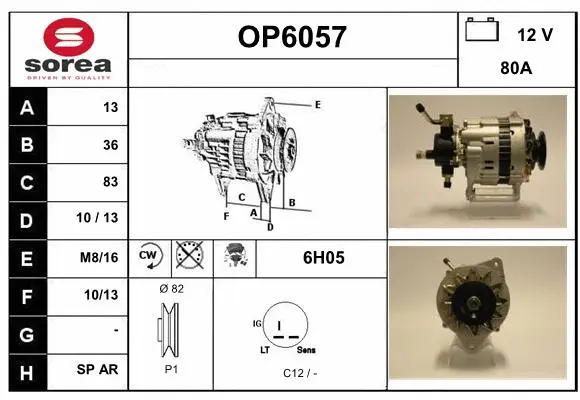 Alternator (OP6057)