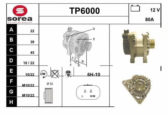 Alternator (TP6000)