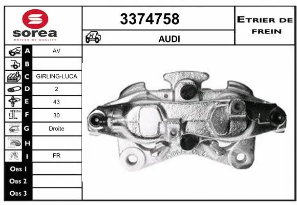 Brake Caliper (3374758)
