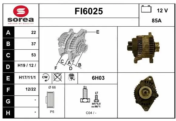 Alternator (FI6025)