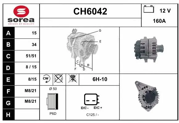 Alternator (CH6042)