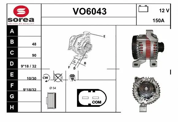 Alternator (VO6043)