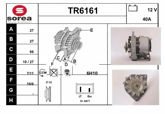 Alternator (TR6161)