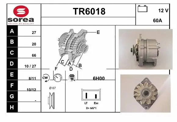 Alternator (TR6018)
